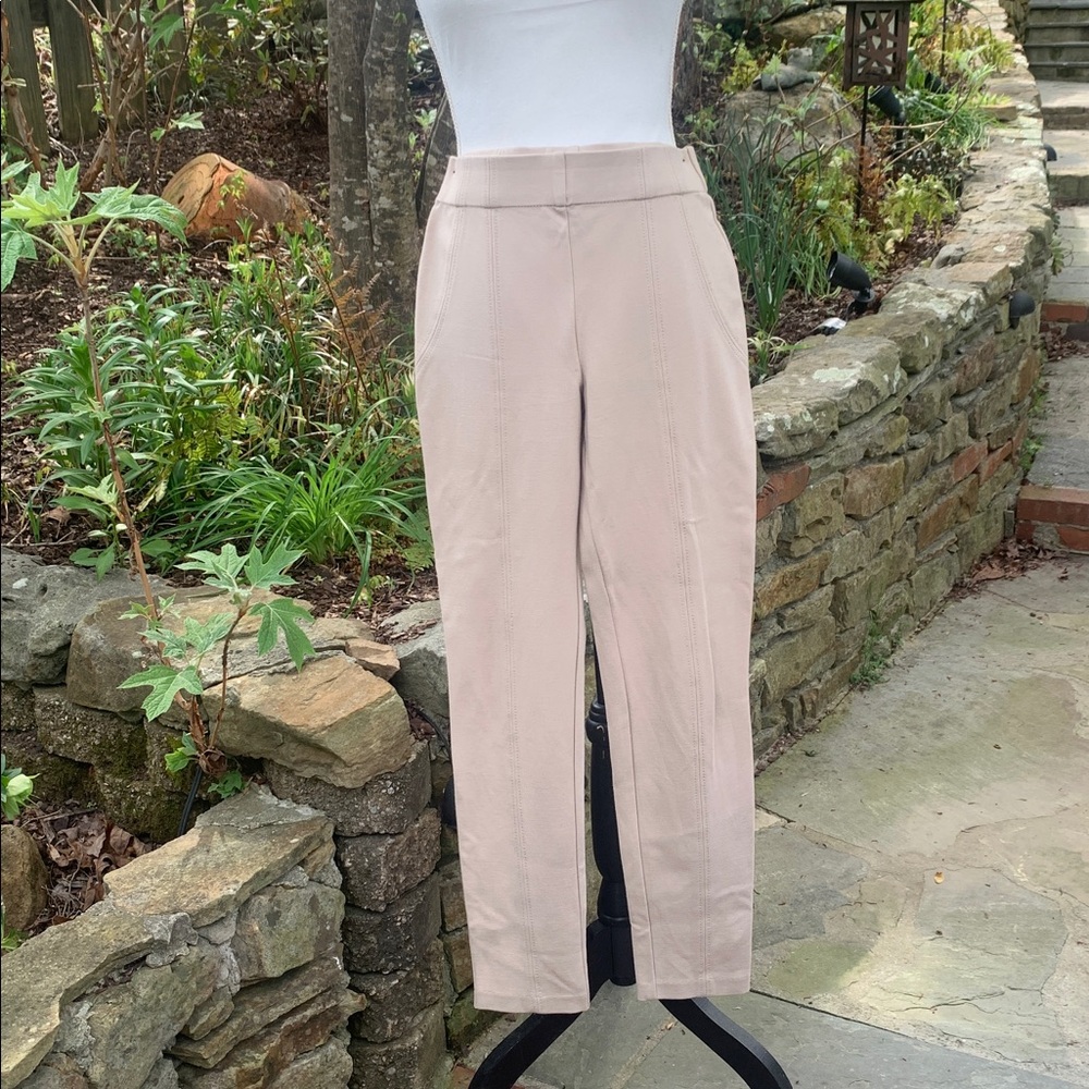 Jones & Co Beige stretch  Pants- Jones New York